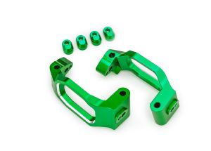 Green Aluminum Caster Blocks (L&R)