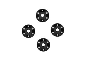 Black Aluminum Wheel Washers (4)