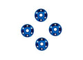 Blue Aluminum Wheel Washers (4)