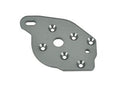 Gray Aluminum Motor Plate