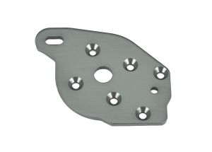 Gray Aluminum Motor Plate