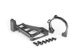 Gray Aluminum Front and Rear Motor Mounts
