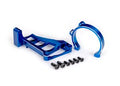Blue Aluminum Front and Rear Motor Mounts