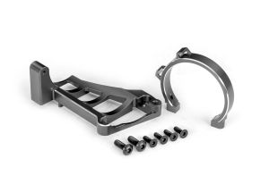 Gray Aluminum Front and Rear Motor Mounts