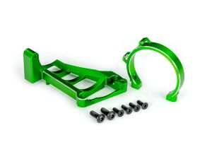 Green Aluminum Front and Rear Motor Mounts