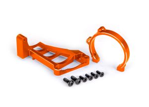 Orange Aluminum Front and Rear Motor Mounts