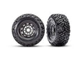 Gray Wheels w/ Maxx SC Belted Tires (2)