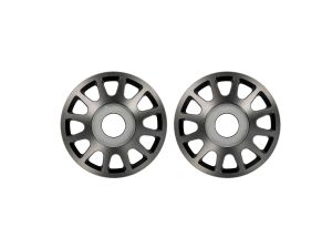 Pro Scale Gray Aluminum Wheel Centers (2)