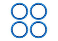 Pro Scale Blue Aluminum Beadlock Rings (4)