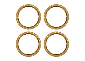 Pro Scale Bronze Aluminum Beadlock Rings (4)
