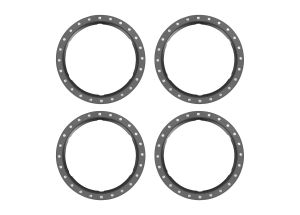 Pro Scale Gray Aluminum Beadlock Rings (4)