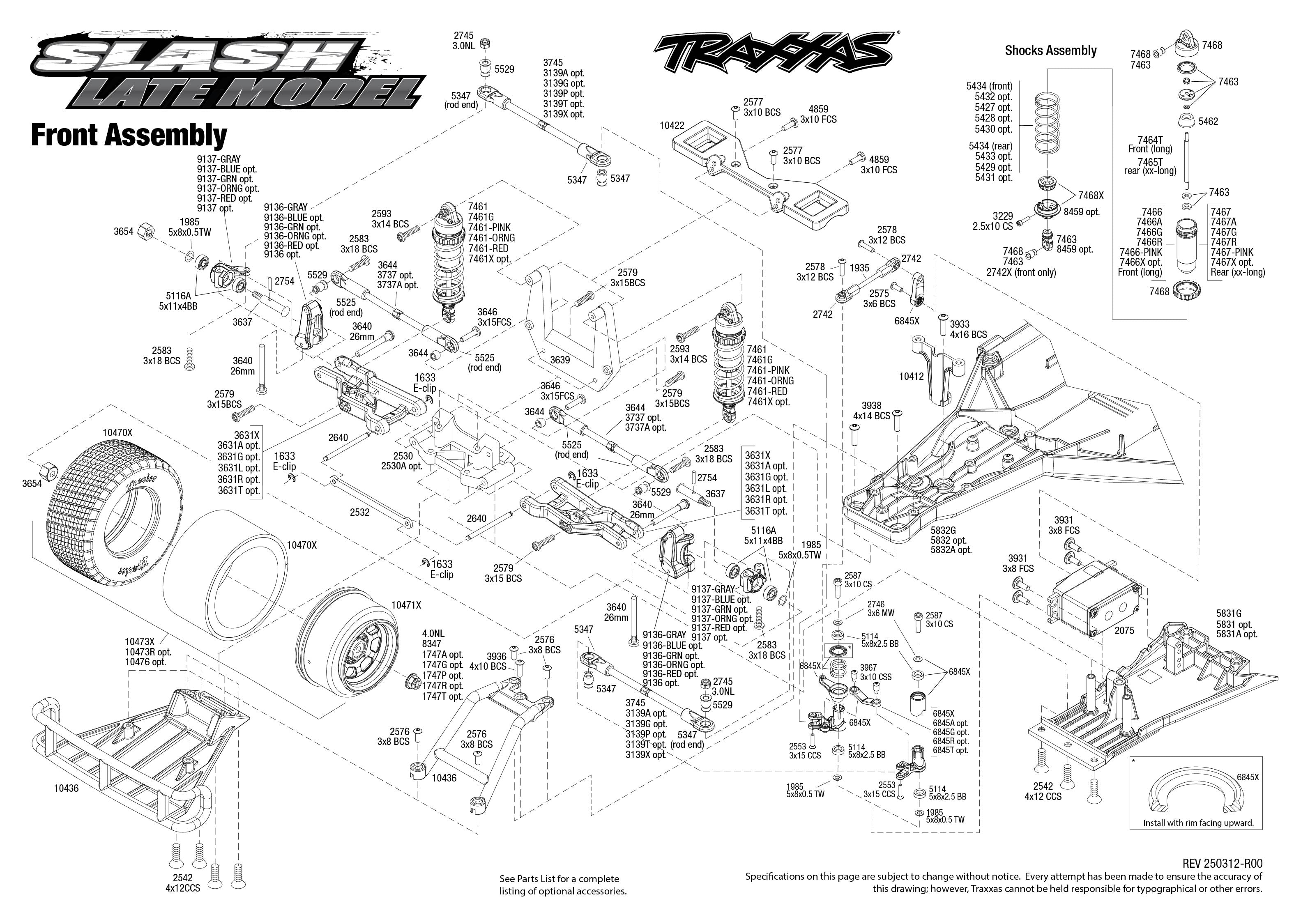 Slash Late Model BL-2s, 104364-74