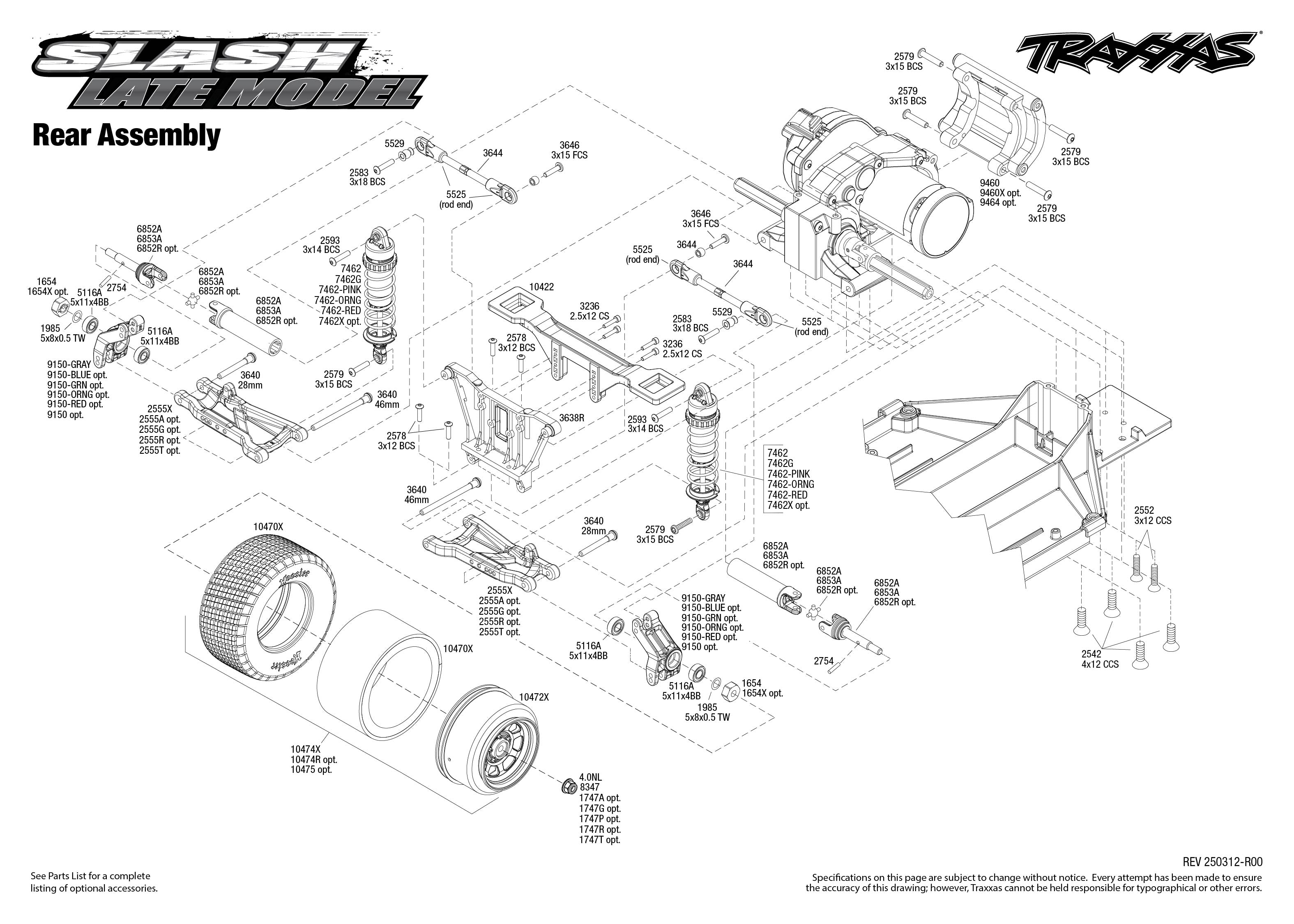 Slash Late Model BL-2s, 104364-74