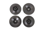 Gray Wheel Discs (4), Part #10457-GRAY