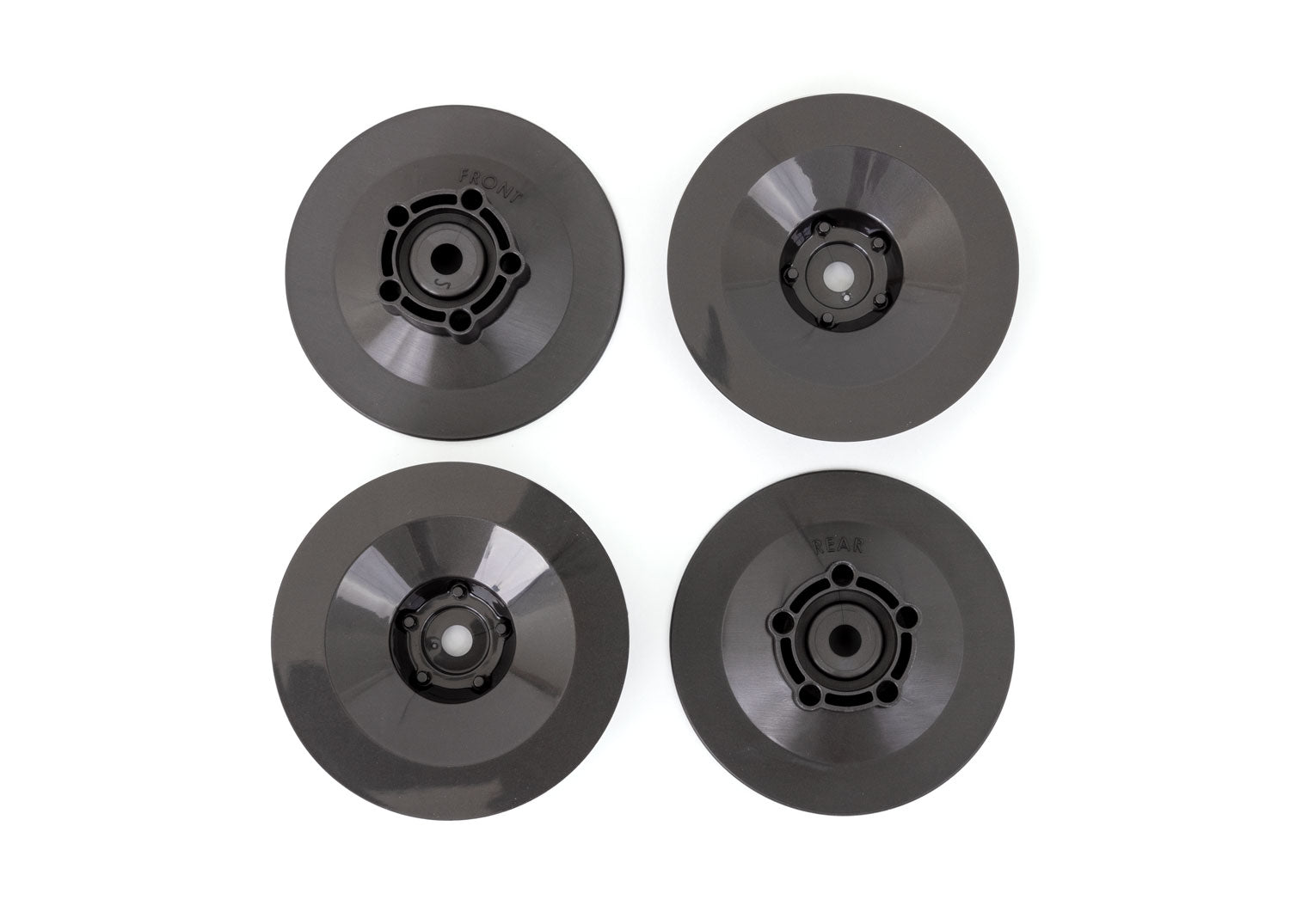 Gray Wheel Discs (4), Part #10457-GRAY