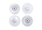 White Wheel Discs (4), Part  #10457-WHT