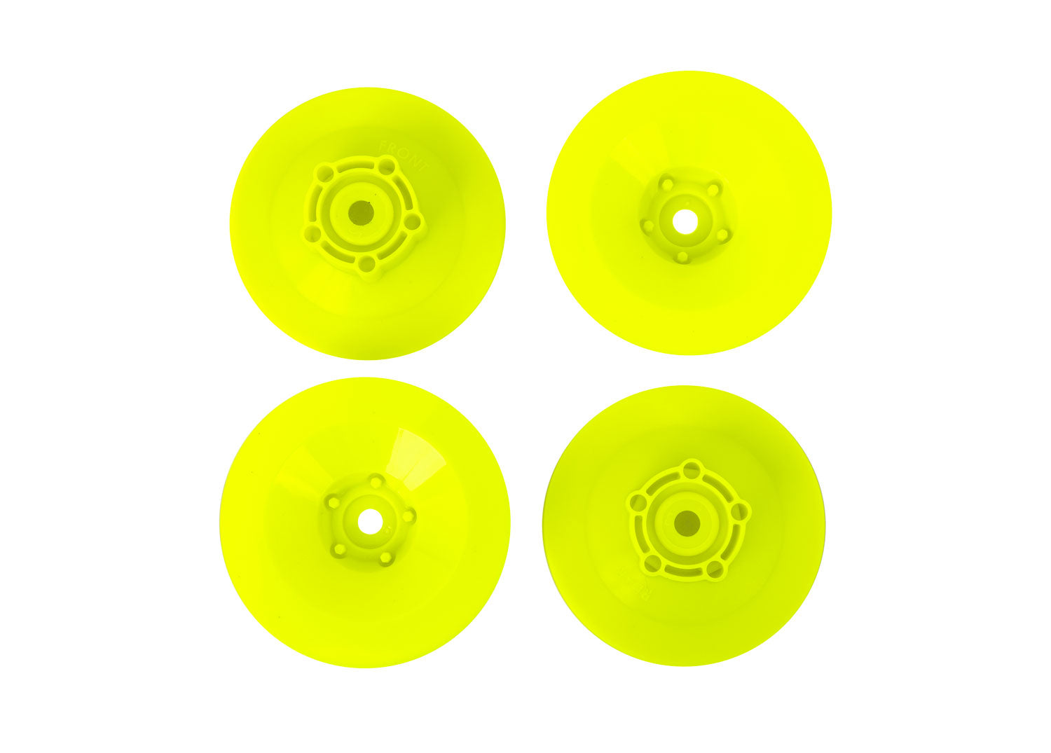 Yellow Wheel Discs (4), Part #10457-YLW