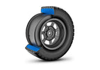 Dirt Oval Gray Rear Wheels w/ Hoosier Tires (2), Part #10474R