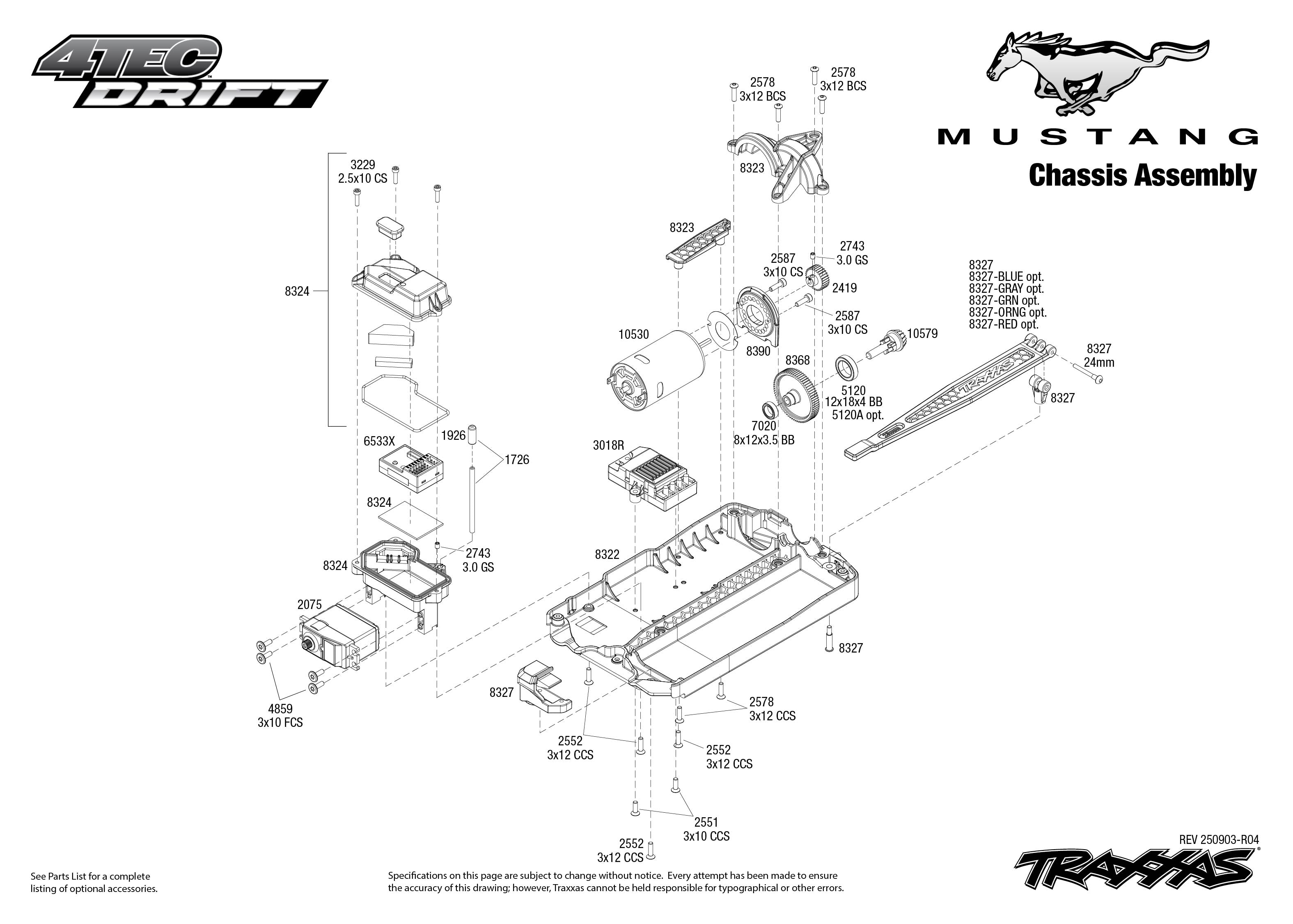 4-Tec Drift Ford Mustang 105237-4