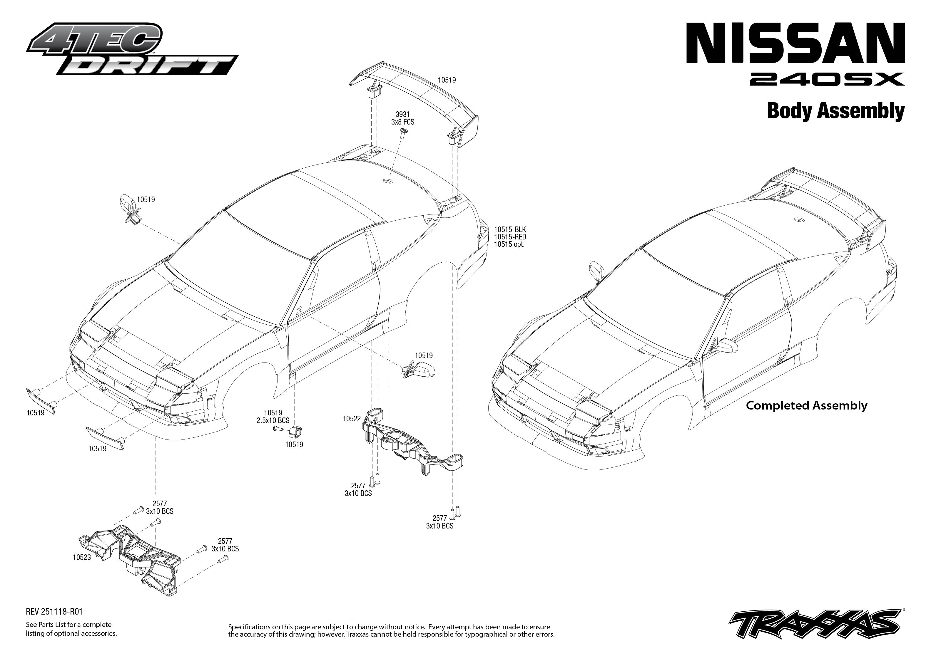 4-Tec Drift Nissan 240SX, 105247-4