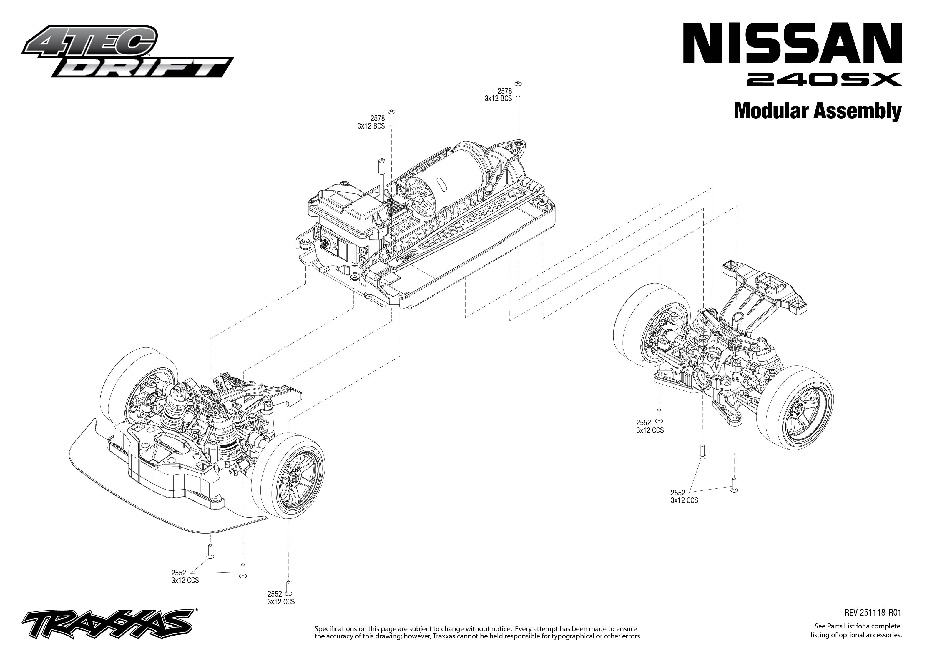 4-Tec Drift Nissan 240SX, 105247-4
