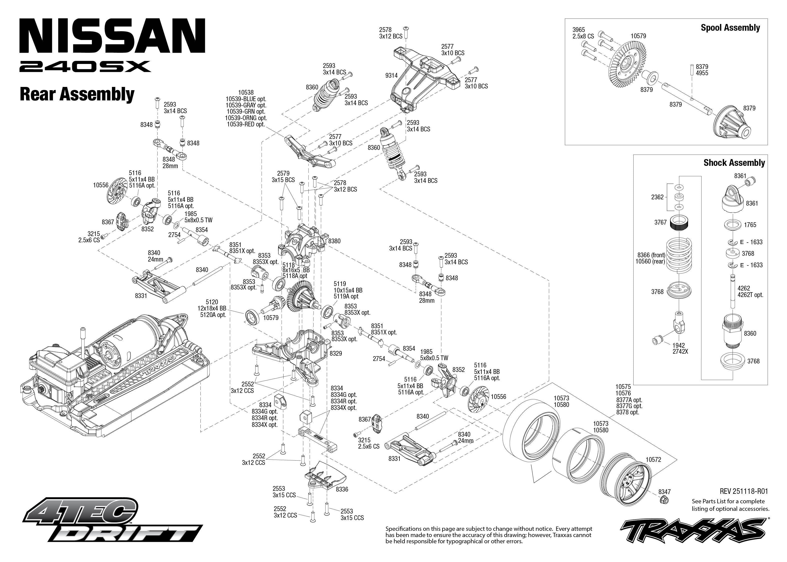 4-Tec Drift Nissan 240SX, 105247-4