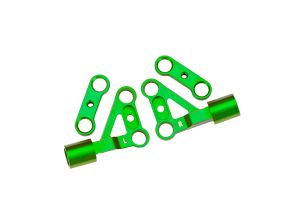 Green Aluminum Upper Front Suspension Arms (L&R)