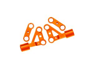 Orange Aluminum Upper Front Suspension Arms (L&R)