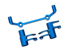 Blue Aluminum Steering Bellcrank Assembly