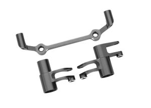 Gray Aluminum Steering Bellcrank Assembly