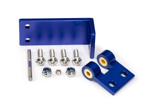 Blue Aluminum Rudder Mount w/ Hardware