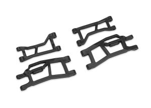 Black WideMaxx Front Upper & Lower HD Suspension Arms