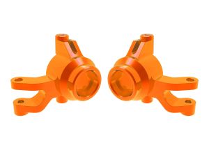 Orange Aluminum Steering Blocks (L&R)