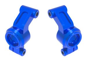 Blue Aluminum Stub Axle Carriers (L&R)