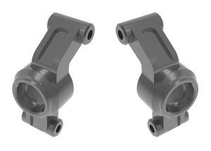 Gray Aluminum Stub Axle Carriers (L&R)