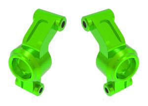 Green Aluminum Stub Axle Carriers (L&R)