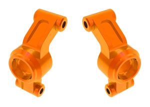 Orange Aluminum Stub Axle Carriers (L&R)