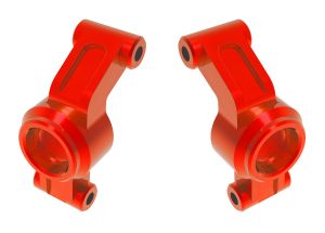 Red Aluminum Stub Axle Carriers (L&R)
