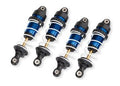 Blue Aluminum Mini GTR Long Shocks & Springs (4)