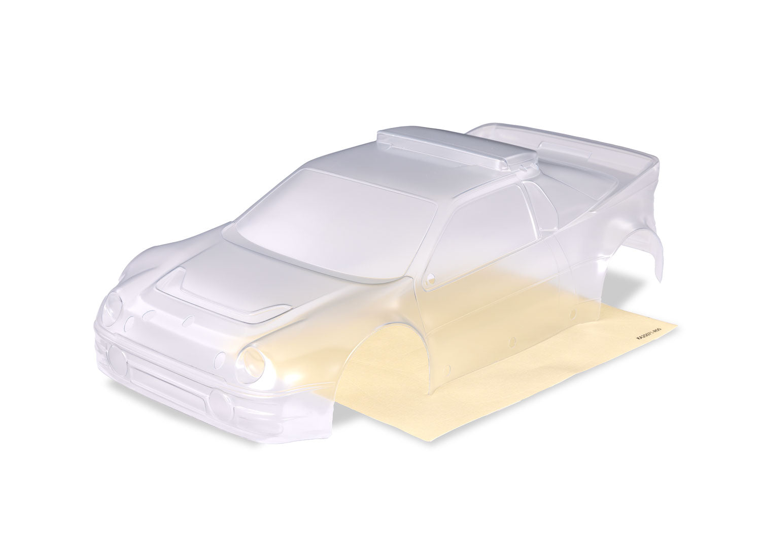 Mini Rally VXL Ford RS200 Clear Body, Part #10812
