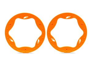 4.3" Orange Funco Rear Beadlock Rings (2)