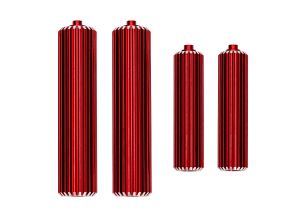 Red Aluminum Sand Car Shock Reservoirs (F&R)