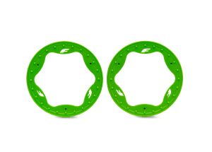3.5" Green Funco Front Beadlock Rings (2)