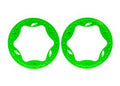 3.9" Green Funco Rear Beadlock Rings (2)