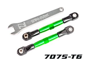 TUBES 67 mm Green Aluminum Front Camber Links (2)