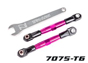 TUBES 67 mm Pink Aluminum Front Camber Links (2)