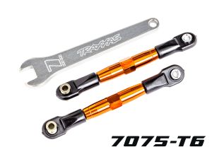 TUBES 67 mm Orange Aluminum Front Camber Links (2)