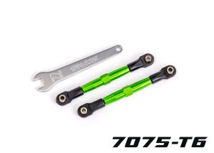 TUBES 75 mm Green Aluminum Front Toe Links (2)