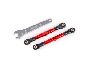 TUBES 75 mm Red Aluminum Front Toe Links (2)