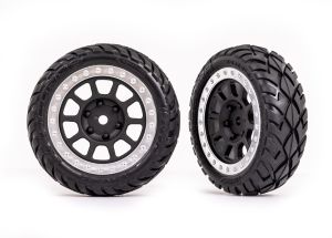 Multi-Spoke 2.2" Wheels with Anaconda Tires (2)